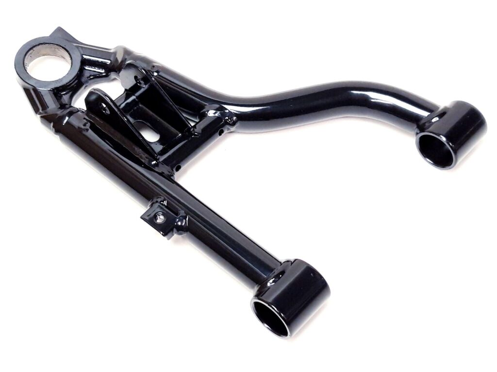 FRONT UPPER SWING ARM, RH, MATTE BLACK