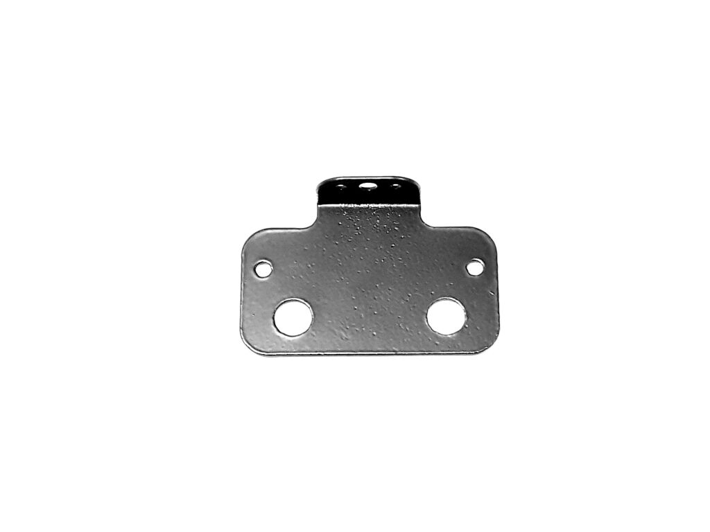 License plate lamp mounting plate